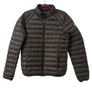 JOTT Lightweight Mens Puffer Jacket L Mat Army Down Fill Hiking Outerwear